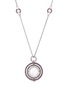 首图 - 点击放大 - JOHN HARDY - Moon Door 18K Rose Gold Sterling Silver Sapphire Mother Of Pearl Necklace — Size 26-28