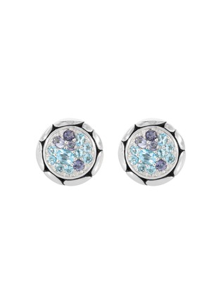 首图 - 点击放大 - JOHN HARDY - Kali Sterling Silver Topaz Lolite Aquamarine Stud Earrings
