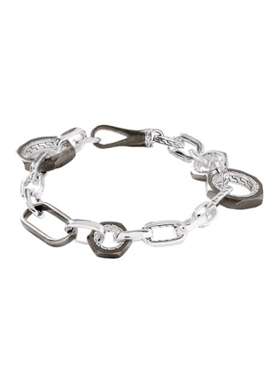 首图 - 点击放大 - JOHN HARDY - Classic Chain Sterling Silver Black Rhodium Link Bracelet — Size UM