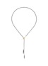 首图 - 点击放大 - JOHN HARDY - Classic Chain 18K Gold Sterling Silver Black Sapphire Spinel Spear Necklace — Size 25