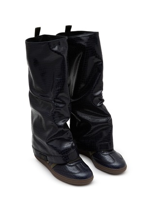 细节 - 点击放大 - ADIDAS - Samba Snakeskin Boots