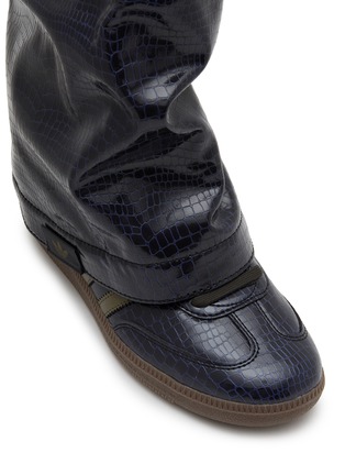 细节 - 点击放大 - ADIDAS - Samba Snakeskin Boots