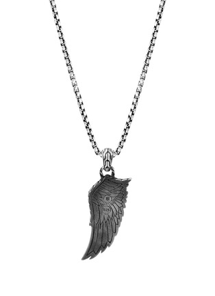 细节 - 点击放大 - JOHN HARDY - Legends Eagle Sterling Silver Box Chain Pendant Necklace — Size 24