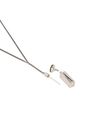 细节 - 点击放大 - ANN DEMEULEMEESTER - Paulu Perfume Silver Pendant Necklace