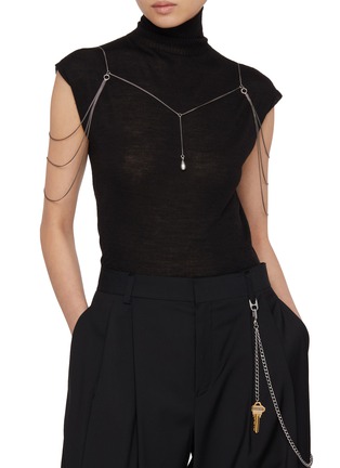 模特儿示范图 - 点击放大 - 10867 - Pepita Body Chain Necklace