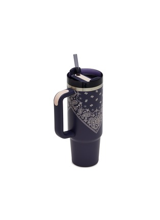 细节 –点击放大 - STANLEY - The Quencher H2.0 FlowState™ Tumbler 30oz — Blue Corn Paisley