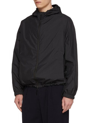 细节 - 点击放大 - YVES SALOMON - Reversible Leather Hoodie