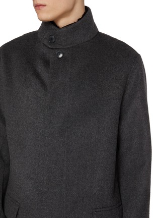  - YVES SALOMON - Double Sided Wool Cashmere Coat