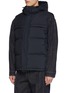 细节 - 点击放大 - YVES SALOMON - Fox Fur Trim Technical Down Waistcoat