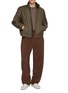 模特儿示范图 - 点击放大 - YVES SALOMON - Mink Collar High Neck Jacket