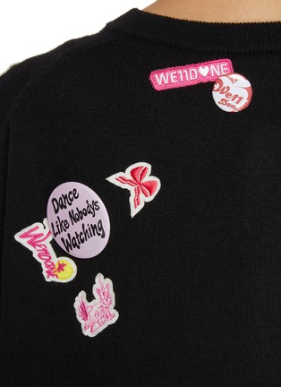  - WE11DONE - 刺绣拼贴开衫