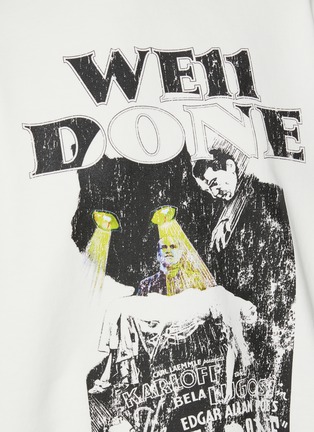  - WE11DONE - 复古印花纯棉套头衫