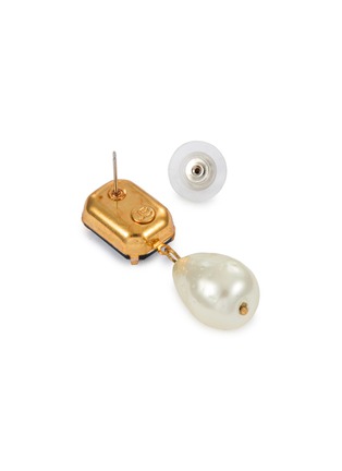 细节 - 点击放大 - JENNIFER BEHR - Liana 18K Gold Plated Brass Drop Earrings — Sapphire