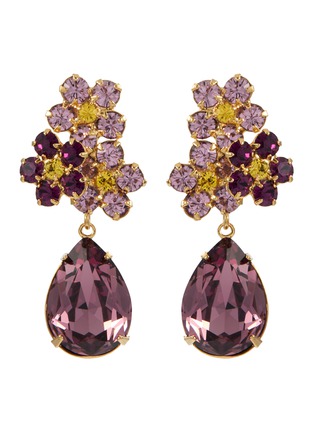 首图 - 点击放大 - JENNIFER BEHR - Lauretta 18K Gold Plated Brass Drop Earrings — Lilac