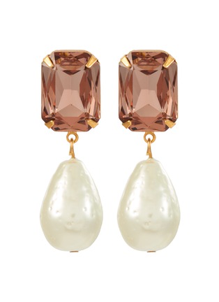 首图 - 点击放大 - JENNIFER BEHR - Liana 18K Gold Plated Brass Drop Earrings — Rose