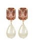 首图 - 点击放大 - JENNIFER BEHR - Liana 18K Gold Plated Brass Drop Earrings — Rose