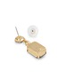 细节 - 点击放大 - JENNIFER BEHR - Justine 18K Gold Plated Brass Drop Earrings — Sapphire