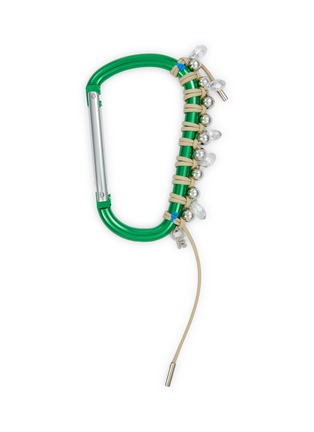首图 - 点击放大 - KITESY MARTIN STUDIO - Extra Large Cababiner Le Mousqueton Bag Charm — Green/Cream