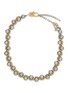 首图 - 点击放大 - KITESY MARTIN STUDIO - Le Serpent Hematite Pearl Brass Necklace — Golden/Silvered
