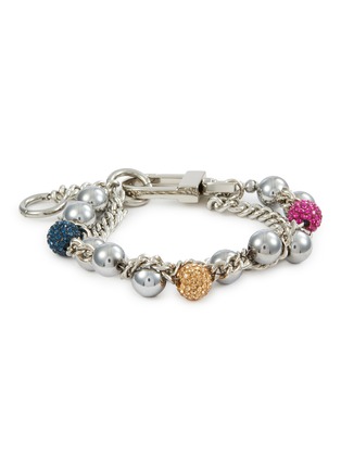 细节 - 点击放大 - KITESY MARTIN STUDIO - Le Serpent Silver Plated Brass Bracelet — Silvered/Multicolour