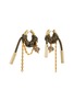 首图 - 点击放大 - KITESY MARTIN STUDIO - La Lindsay Stainless Steel Hoop Earrings — Golden/Kaki