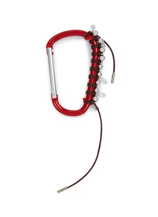 首图 - 点击放大 - KITESY MARTIN STUDIO - Extra Large Cababiner Le Mousqueton Bag Charm — Red/Burgundy