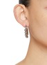 正面 -点击放大 - KITESY MARTIN STUDIO - La Uranus Hoop Earrings