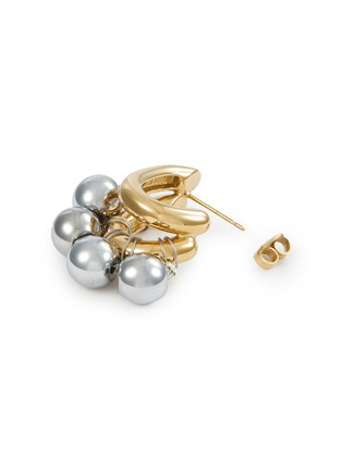 细节 - 点击放大 - KITESY MARTIN STUDIO - La Chris Hoop Earrings — Golden/Silvered