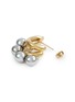 细节 - 点击放大 - KITESY MARTIN STUDIO - La Chris Hoop Earrings — Golden/Silvered