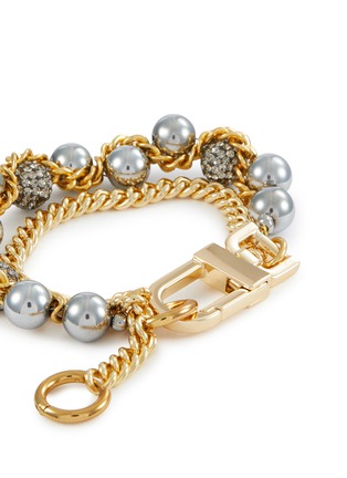 细节 - 点击放大 - KITESY MARTIN STUDIO - Le Serpent Bracelet — Golden/Silvered