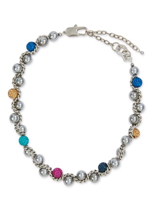 首图 - 点击放大 - KITESY MARTIN STUDIO - Le Serpent Silver Plated Brass Necklace — Golden/Silvered