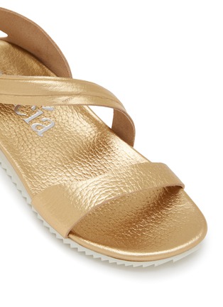 细节 - 点击放大 - PEDRO GARCÍA - Bessi Laminated Leather Sandals