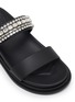 细节 - 点击放大 - JIMMY CHOO - Jadi Crystal Embellished Leather Sandals