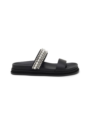 首图 - 点击放大 - JIMMY CHOO - Jadi Crystal Embellished Leather Sandals