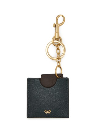 细节 - 点击放大 - ANYA HINDMARCH - After Eight Leather Keyring Charm