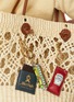 正面 -点击放大 - ANYA HINDMARCH - After Eight Leather Keyring Charm