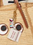 正面 -点击放大 - ANYA HINDMARCH - Love Hearts Leather Keyring Charm