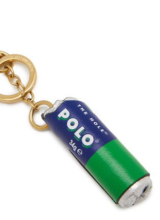 细节 - 点击放大 - ANYA HINDMARCH - Polo Keyring Leather Charm