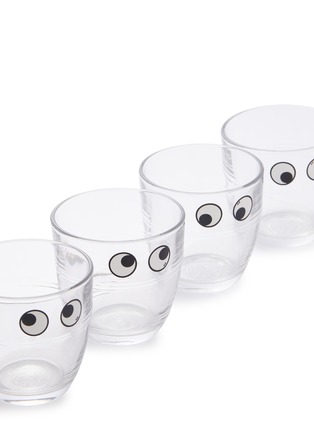 细节 –点击放大 - ANYA HINDMARCH - Eyes Duralex Glass Tumbler — Set of 4