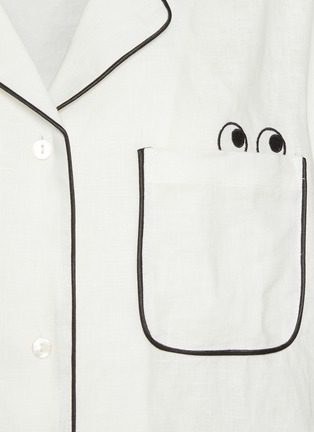  - ANYA HINDMARCH - Eyes Linen Short Pyjama Set — Size L