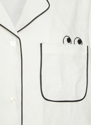  - ANYA HINDMARCH - Eyes Linen Short Pyjama Set — Size M