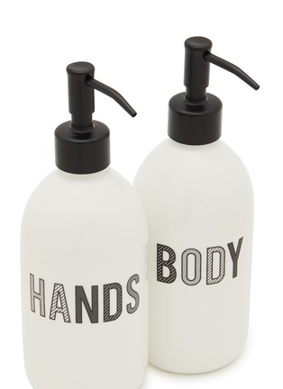 细节 –点击放大 - ANYA HINDMARCH - Fine Bone China Hands & Body Dispenser Set