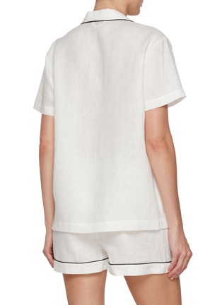 背面 –点击放大 - ANYA HINDMARCH - Eyes Linen Short Pyjama Set — Size S