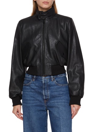 首图 - 点击放大 - FRAME - The Leather Harrington Bomber Jacket