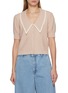 首图 - 点击放大 - FRAME - The Cashmere Short Sleeve Sailor Cardigan