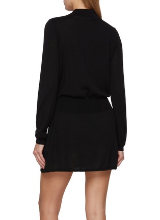 背面 - 点击放大 - FRAME - The Smart Polo Wool Dress