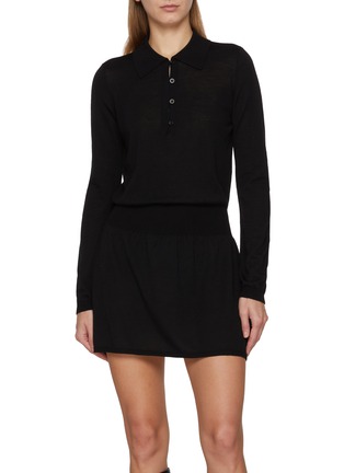 首图 - 点击放大 - FRAME - The Smart Polo Wool Dress
