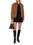 模特儿示范图 - 点击放大 - FRAME - The Smart Polo Wool Dress