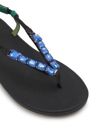 细节 - 点击放大 - ANCIENT GREEK SANDALS - Zoi Embellished Flip Flops