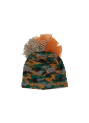 模特儿示范图 - 点击放大 - CA4LA - Camo Mohair Wool Blend Beanie
